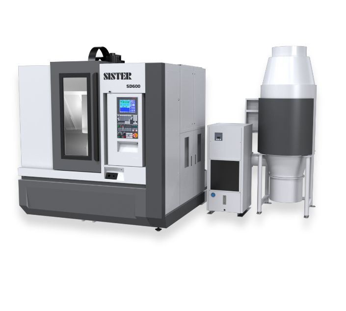 Double Column High Speed Graphite Machine Center